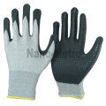 Guantes NMSAFETY de algodón y nylon mezclados con revestimiento de nitrilo